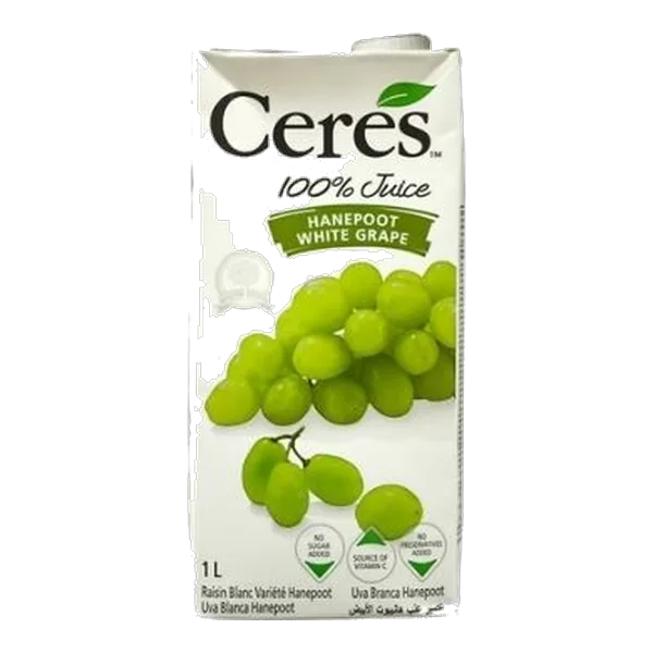 Ceres Hanepoot White Grape Juice 1L