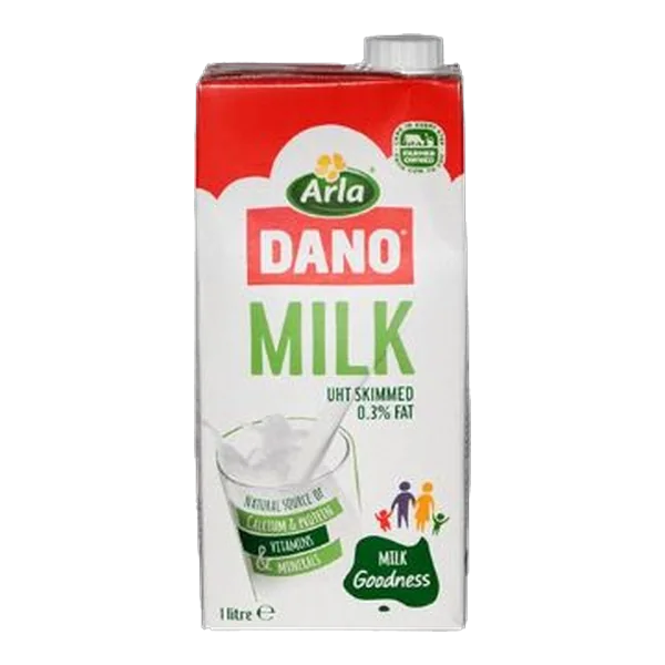 Dano 0.3% Skimmed Uht Milk 1L
