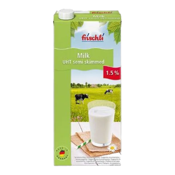 Frischli 1.5% Semi-Skimmed Uht Milk 1L