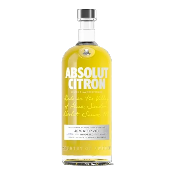 Absolut Vodka Citron 1Ltr (Wholesale)