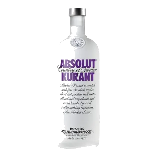 Absolut Vodka Kurant 1Ltr (Wholesale)