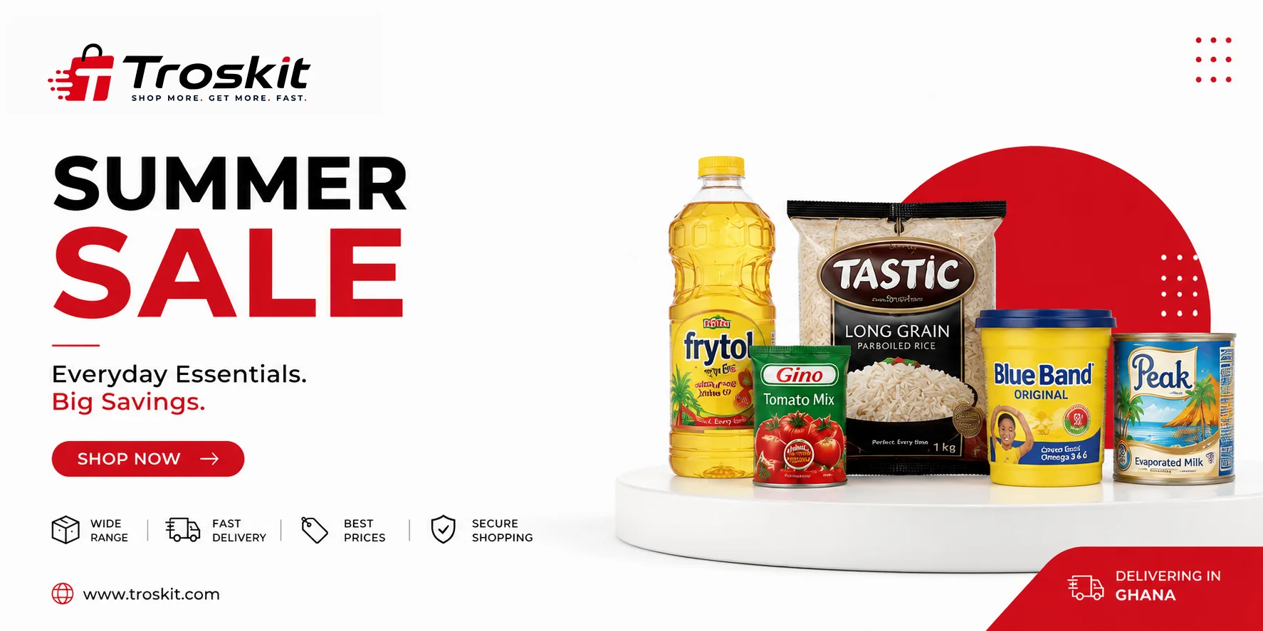 Summer Sale — everyday essentials, big savings